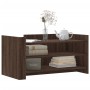 Engineered wood brown oak coffee table 100x50x50 cm by , Coffee table - Ref: Foro24-848352, Price: 98,32 €, Discount: %