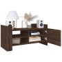 TV stand made of brown oak engineered wood, 80x35x40 cm by , TV Furniture - Ref: Foro24-848373, Price: 62,57 €, Discount: %