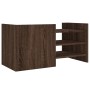 TV stand made of brown oak engineered wood, 80x35x40 cm by , TV Furniture - Ref: Foro24-848373, Price: 62,57 €, Discount: %