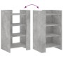 Aparador de madera de ingeniería gris hormigón 45x35x75 cm de , Aparadores - Ref: Foro24-848384, Precio: 57,34 €, Descuento: %