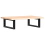 Wall-mounted steel and solid oak wood sink shelf by , bathroom vanities - Ref: Foro24-3302541, Price: 59,99 €, Discount: %