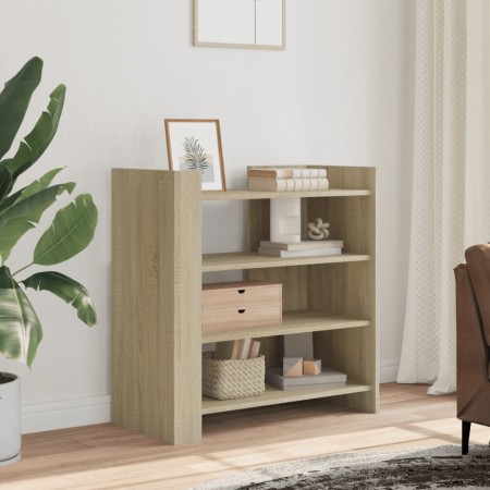 Engineered wood sideboard in Sonoma oak, 73.5x35x75 cm by , Sideboards - Ref: Foro24-848390, Price: 65,42 €, Discount: %