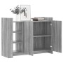 Engineered wood sideboard in Sonoma grey, 100x35x75 cm. by , Sideboards - Ref: Foro24-848414, Price: 111,99 €, Discount: %