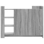 Engineered wood sideboard in Sonoma grey, 100x35x75 cm. by , Sideboards - Ref: Foro24-848414, Price: 111,79 €, Discount: %