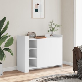 White engineered wood sideboard 100x35x75 cm by , Sideboards - Ref: Foro24-848409, Price: 111,95 €, Discount: %