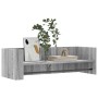 Engineered wood gray Sonoma wall shelf 100x35x30.5 cm by , Shelves and shelves - Ref: Foro24-848463, Price: 50,09 €, Discount: %