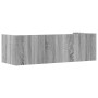 Estante de pared madera ingeniería gris Sonoma 100x35x30,5 cm de , Estantes y estanterías - Ref: Foro24-848463, Precio: 49,99...