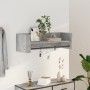 Engineered wood gray concrete wall shelf 100x35x30.5 cm by , Shelves and shelves - Ref: Foro24-848461, Price: 42,73 €, Discou...