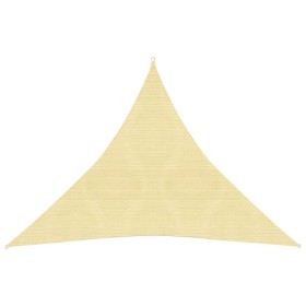 Toldo de vela HDPE beige 160 g/m² 4,5x4,5x4,5 m de vidaXL, Sombrillas - Ref: Foro24-311150, Precio: 36,99 €, Descuento: %