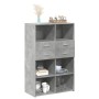 Aparador de madera de ingeniería gris 80x42,5x124 cm de , Aparadores - Ref: Foro24-3281388, Precio: 153,99 €, Descuento: %