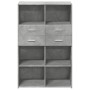 Aparador de madera de ingeniería gris 80x42,5x124 cm de , Aparadores - Ref: Foro24-3281388, Precio: 153,99 €, Descuento: %