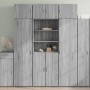 Aparador alto madera de ingeniería gris Sonoma 70x42,5x185 cm de , Aparadores - Ref: Foro24-3281376, Precio: 175,09 €, Descue...