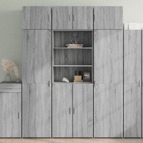 Hoher Schrank aus Sonoma-Eichenholzimitat 70x42,5x185 cm von , Sideboards - Ref: Foro24-3281376, Preis: 175,09 €, Rabatt: %