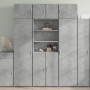 Tall engineered wood sideboard in gray concrete 70x42.5x185 cm by , Sideboards - Ref: Foro24-3281374, Price: 171,14 €, Discou...