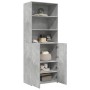 Aparador alto madera de ingeniería gris hormigón 70x42,5x185 cm de , Aparadores - Ref: Foro24-3281374, Precio: 171,14 €, Desc...