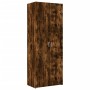 Aparador alto madera de ingeniería roble ahumado 70x42,5x185 cm de , Aparadores - Ref: Foro24-3281424, Precio: 169,41 €, Desc...