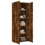 Aparador alto madera de ingeniería roble ahumado 70x42,5x185 cm de , Aparadores - Ref: Foro24-3281424, Precio: 169,41 €, Desc...