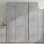 Hoher Schrank aus grauem Beton-Ingenieurholz, 70x42,5x185 cm. von , Sideboards - Ref: Foro24-3281430, Preis: 186,78 €, Rabatt: %