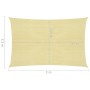 Beige HDPE sail awning 160 g/m² 2.5x3 m by vidaXL, Umbrellas - Ref: Foro24-311122, Price: 25,99 €, Discount: %