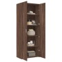 Tall brown oak veneer highboard 70x42.5x185 cm by , Sideboards - Ref: Foro24-3281426, Price: 174,99 €, Discount: %