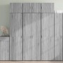 Aparador alto madera de ingeniería gris Sonoma 70x42,5x185 cm de , Aparadores - Ref: Foro24-3281432, Precio: 199,11 €, Descue...