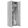 Aparador alto madera de ingeniería gris Sonoma 70x42,5x185 cm de , Aparadores - Ref: Foro24-3281432, Precio: 199,11 €, Descue...