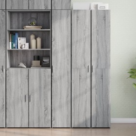 Aparador de madera de ingeniería gris Sonoma 30x42,5x185 cm de , Aparadores - Ref: Foro24-3281397, Precio: 127,99 €, Descuent...