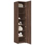 Aparador de madera de ingeniería marrón roble 40x42,5x185 cm de , Aparadores - Ref: Foro24-3281405, Precio: 142,71 €, Descuen...