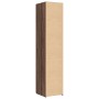 Aparador de madera de ingeniería marrón roble 40x42,5x185 cm de , Aparadores - Ref: Foro24-3281405, Precio: 142,71 €, Descuen...