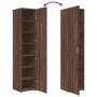 Aparador de madera de ingeniería marrón roble 40x42,5x185 cm de , Aparadores - Ref: Foro24-3281405, Precio: 142,71 €, Descuen...