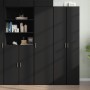 Aparador de madera de ingeniería negro 45x42,5x185 cm de , Aparadores - Ref: Foro24-3281407, Precio: 155,99 €, Descuento: %