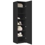 Aparador de madera de ingeniería negro 45x42,5x185 cm de , Aparadores - Ref: Foro24-3281407, Precio: 155,99 €, Descuento: %