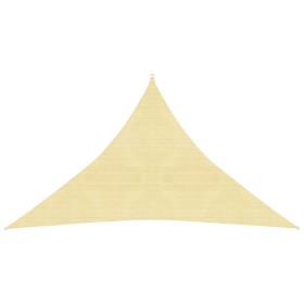 Beige HDPE sail awning 160 g/m² 3x3x4.2 m by vidaXL, Umbrellas - Ref: Foro24-311144, Price: 20,99 €, Discount: %