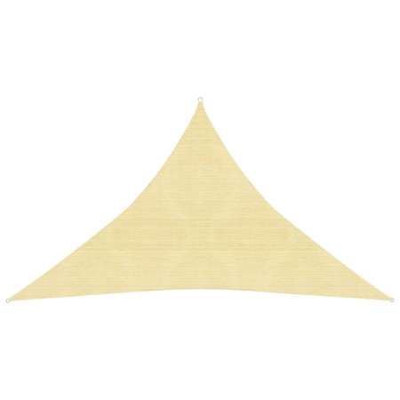 Beige HDPE sail awning 160 g/m² 3x3x4.2 m by vidaXL, Umbrellas - Ref: Foro24-311144, Price: 20,74 €, Discount: %