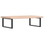 Wall-mounted steel and solid oak wood sink shelf by , bathroom vanities - Ref: Foro24-3302473, Price: 145,37 €, Discount: %