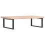 Wall-mounted steel and solid oak wood sink shelf by , bathroom vanities - Ref: Foro24-3302473, Price: 145,37 €, Discount: %