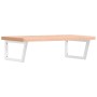 Wall-mounted sink shelf made of steel and solid beech wood by , bathroom vanities - Ref: Foro24-3302522, Price: 142,97 €, Dis...