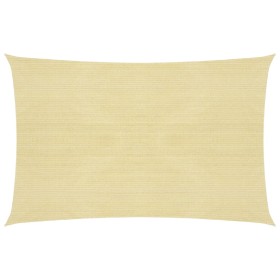 Beige HDPE sail awning 160 g/m² 5x8 m by vidaXL, Umbrellas - Ref: Foro24-311138, Price: 76,45 €, Discount: %