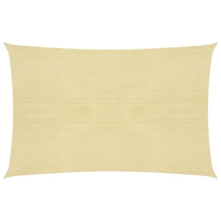 Beige HDPE sail awning 160 g/m² 5x8 m by vidaXL, Umbrellas - Ref: Foro24-311138, Price: 73,69 €, Discount: %