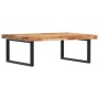 Wall-mounted sink shelf made of steel and solid acacia wood by , bathroom vanities - Ref: Foro24-3302941, Price: 140,99 €, Di...