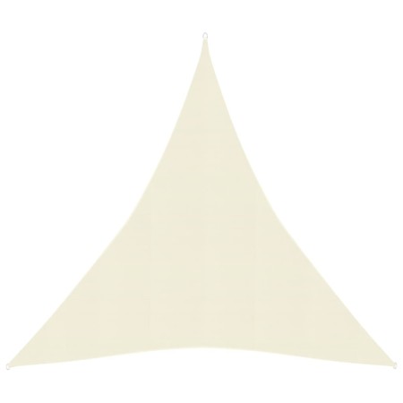 Cream HDPE sail shade 160 g/m² 5x6x6 m by vidaXL, Umbrellas - Ref: Foro24-311208, Price: 33,73 €, Discount: %