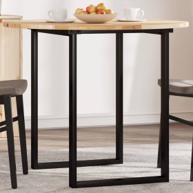 Solid acacia wood round table top Ø90x2 cm by , Table tops - Ref: Foro24-4008687, Price: 94,99 €, Discount: %