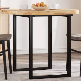 Solid acacia wood round table top Ø90x4 cm by , Table tops - Ref: Foro24-4008693, Price: 154,54 €, Discount: %