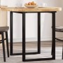 Solid acacia wood round table top Ø90x4 cm by , Table tops - Ref: Foro24-4008693, Price: 154,42 €, Discount: %