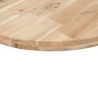 Solid acacia wood round table top Ø90x4 cm by , Table tops - Ref: Foro24-4008693, Price: 154,42 €, Discount: %