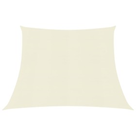 Cream-colored HDPE sail shade 160 g/m² 4/5x3 m by vidaXL, Umbrellas - Ref: Foro24-311215, Price: 34,99 €, Discount: %