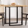 Tablero de mesa cuadrado madera maciza acacia 80x80x4 cm de , Tableros para mesas - Ref: Foro24-4008716, Precio: 124,59 €, De...