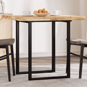 Solid acacia wood square table top 80x80x4 cm by , Table tops - Ref: Foro24-4008716, Price: 124,99 €, Discount: %