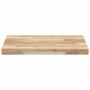 Solid acacia wood square table top 60x60x4 cm by , Table tops - Ref: Foro24-4008714, Price: 67,32 €, Discount: %