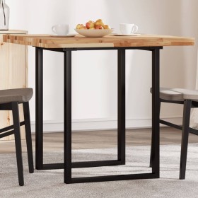 Solid acacia wood square table top 80x80x4 cm by , Table tops - Ref: Foro24-4008728, Price: 128,54 €, Discount: %